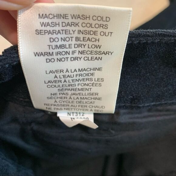 JAG New with tag Black velvet mid rise straight leg pants size 10 - Picture 8 of 12
